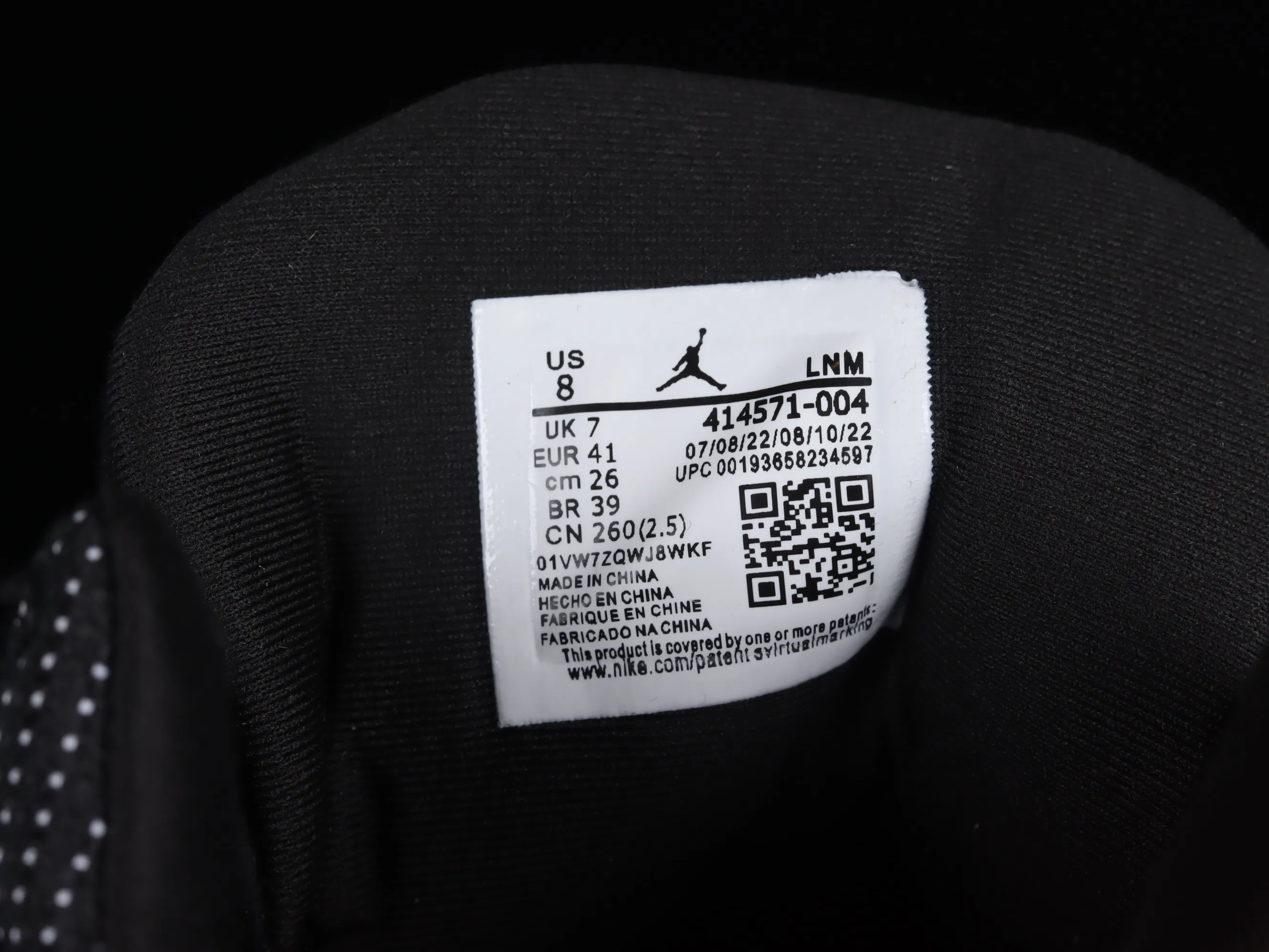 All categories Air Jordan Jordan series basketball shoes Air Jordan 13 Air Jordan 13 "BRED" AJ13 Joe 13 black and red basketball shoes 414571-004